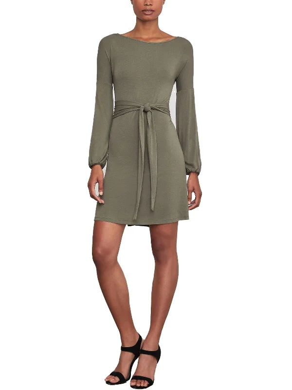 Womens A-Line Jersey Wrap Dress