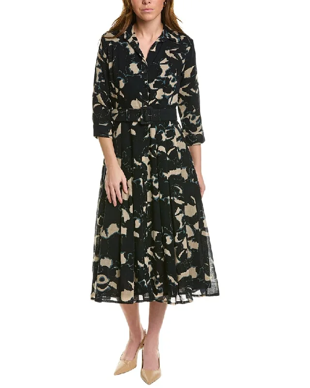 Samantha Sung Patricia Wool Shirtdress