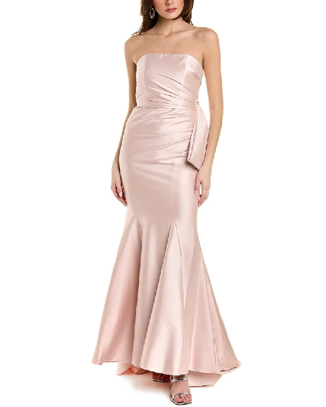 Badgley Mischka Bow Gown