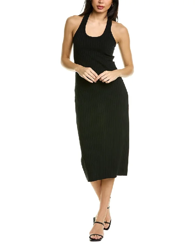 Vince Ribbed Racerback Tank Dress