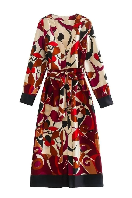 Pucci Print Dress in Multi