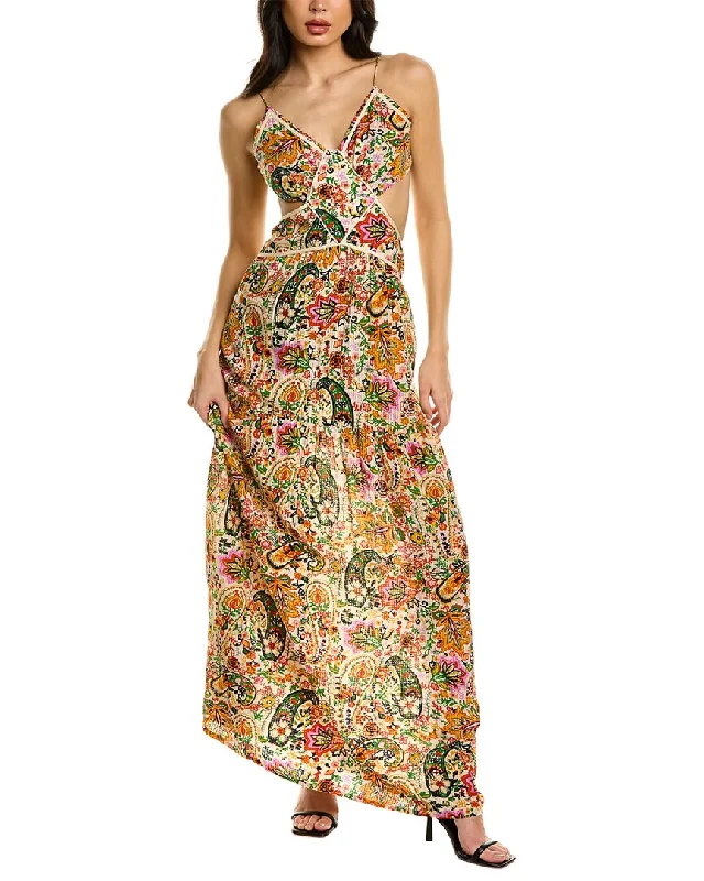 ba&sh Cut-Out Maxi Dress