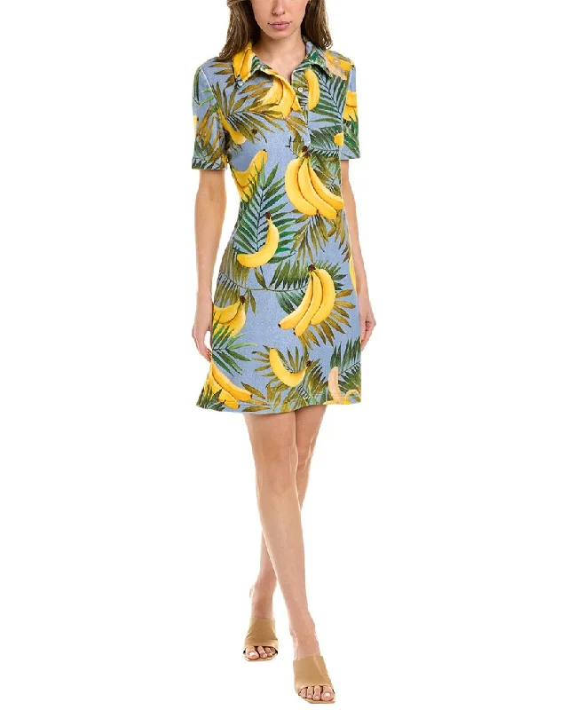 Oscar de la Renta Terry Cloth Shift Dress