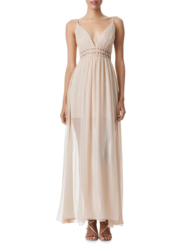 Rya Womens Cut-Out Prom Cocktail and Party Dress