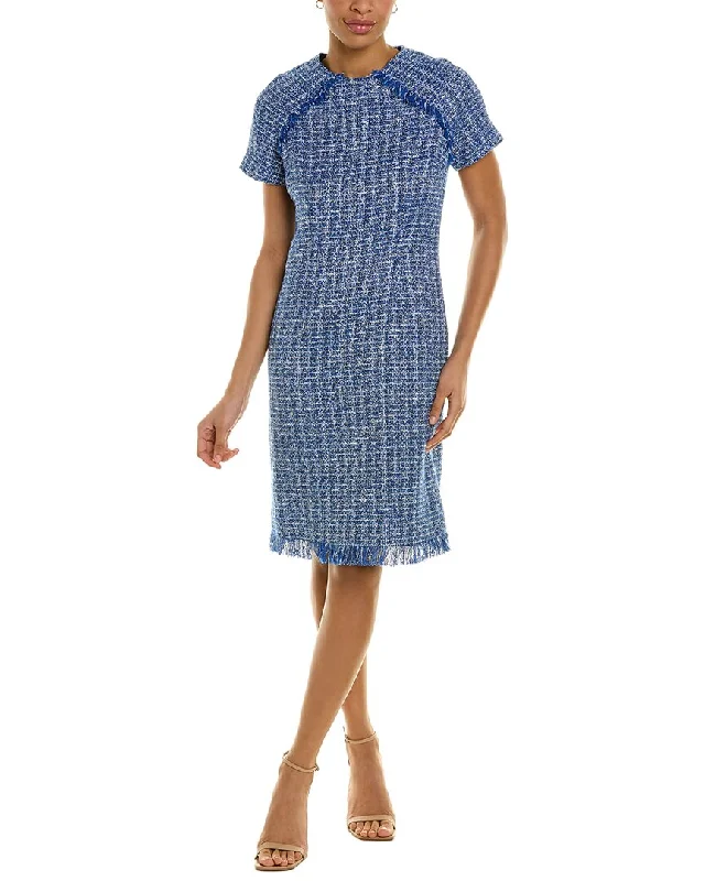 Teri Jon by Rickie Freeman Tweed Sheath Dress