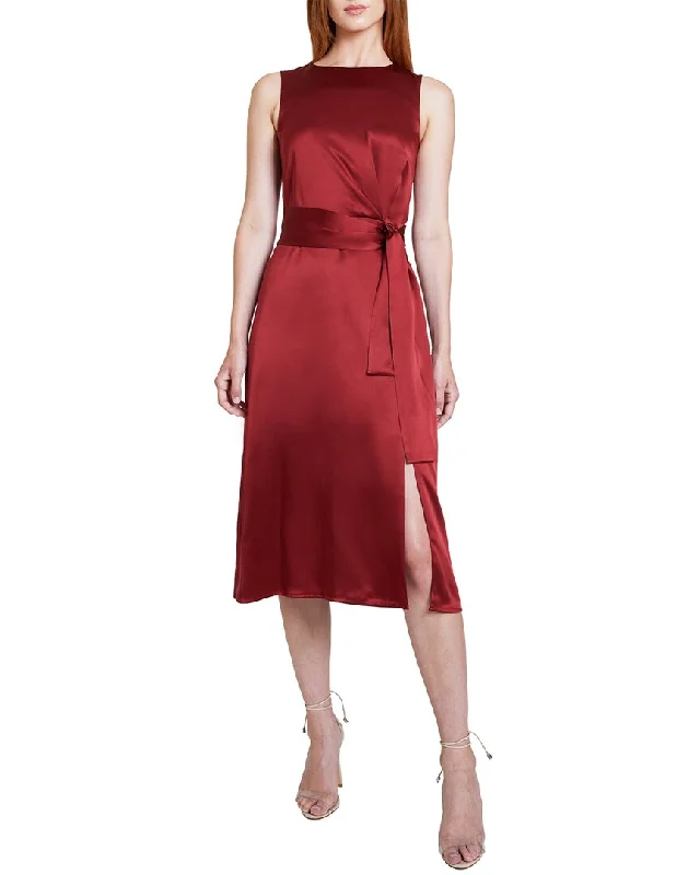 Santorelli Dorothy Silk A-Line Dress