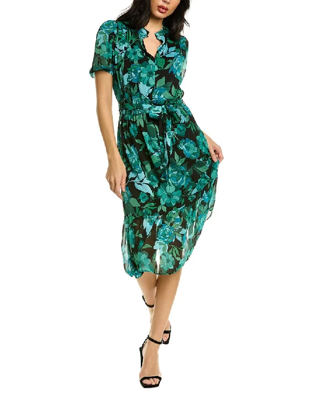 London Times Floral Midi Dress