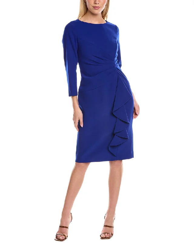 Teri Jon by Rickie Freeman Drape Dress