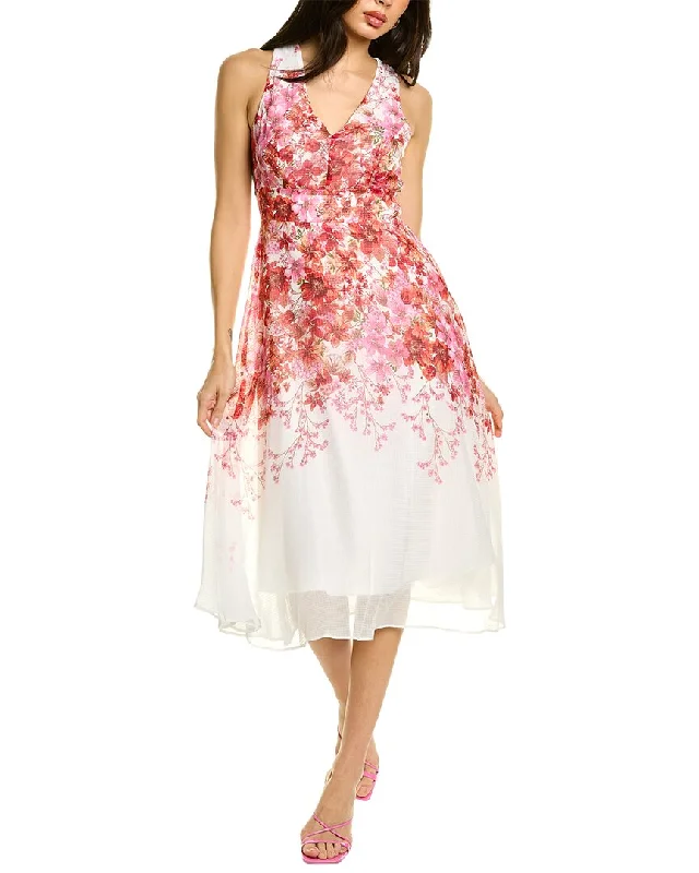 Maison Tara Floral Midi Dress