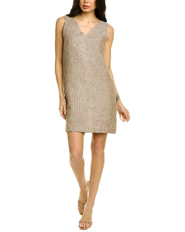 Theory Linen Shift Dress