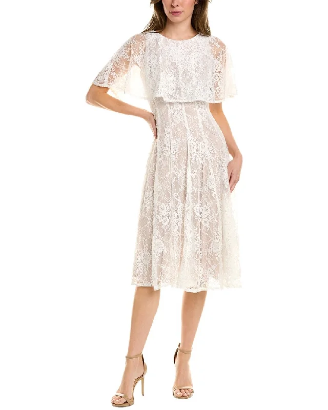 Maison Tara Lace A-Line Dress