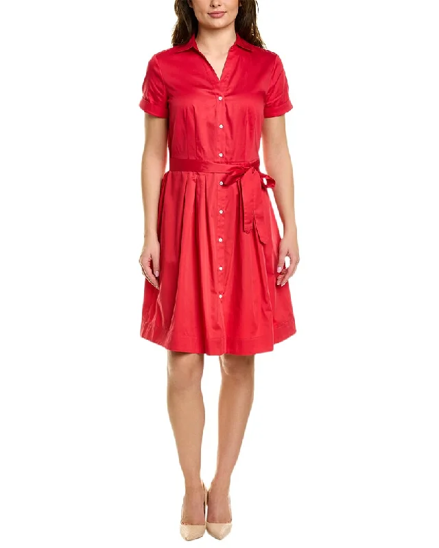 Brooks Brothers Pleated Shirtdress