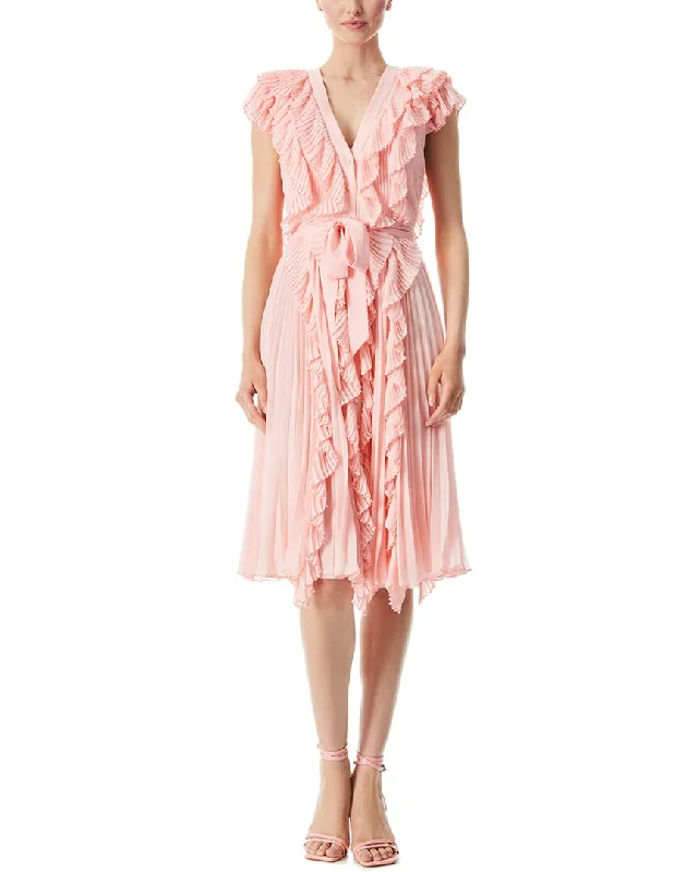 alice + olivia Analise Mid Dress