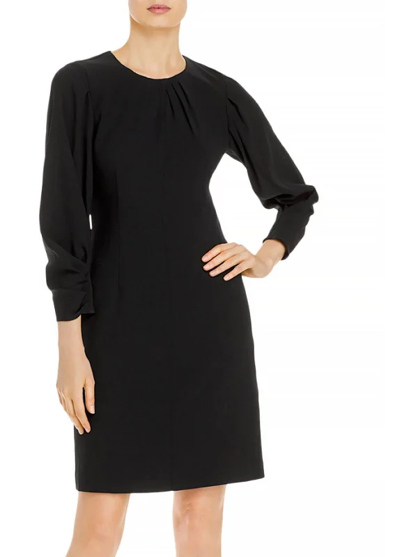 Jemima Womens Long Sleeve Midi Midi Dress