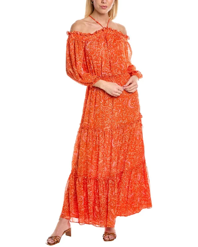 1.STATE Blouson Maxi Dress