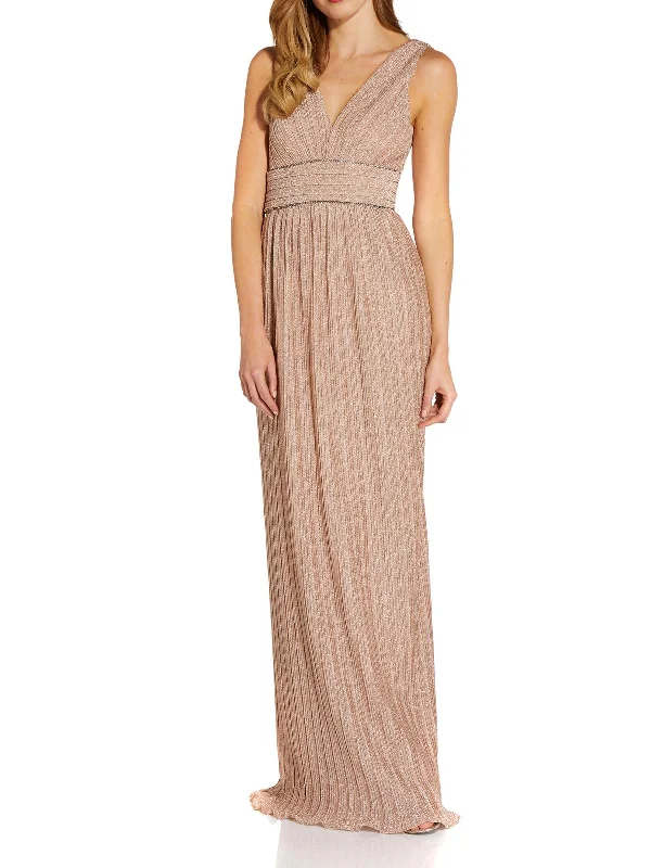 Womens Embellished Maxi Evening Dress