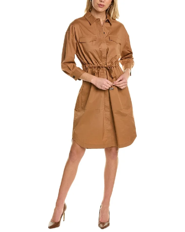 Peserico Tie Waist Shirtdress