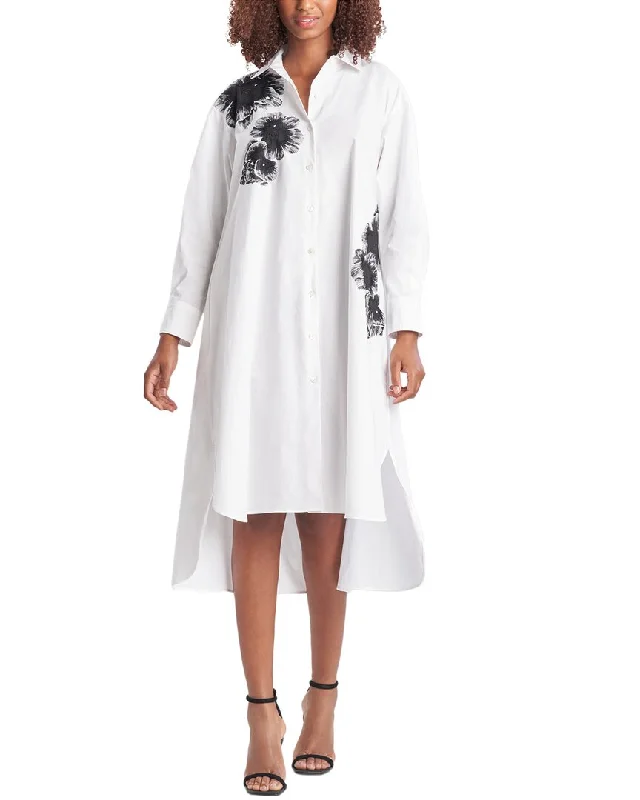 Natori Poplin Shirt Dress