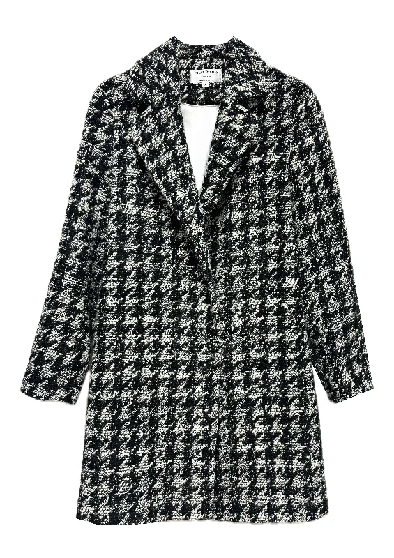 Edith Edge-to-Edge Coat with Sparkle Detail - size 10