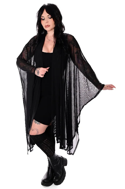 Lilith Mesh Oversized Cloak