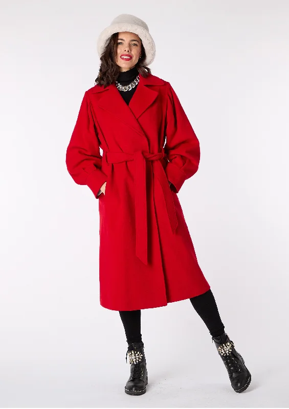 Luna Wool-Blend Coat - sizes S, M