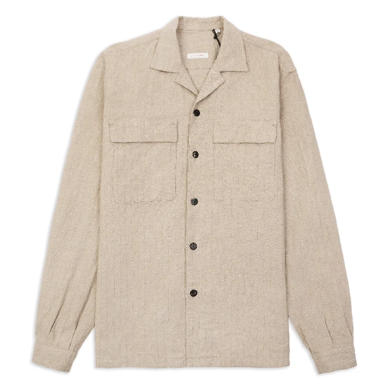 Blok Hemp Linen Shirt - Salvia