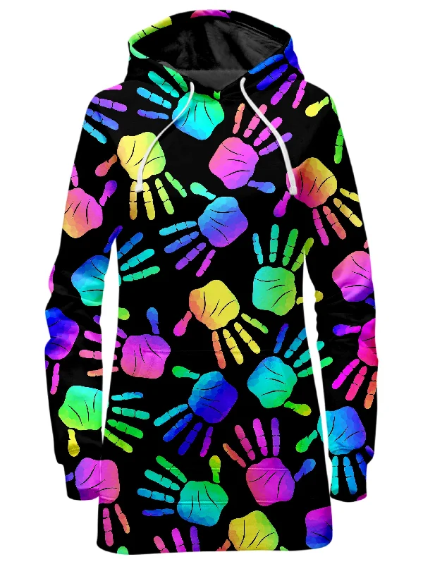 Rave Hands Hoodie Dress