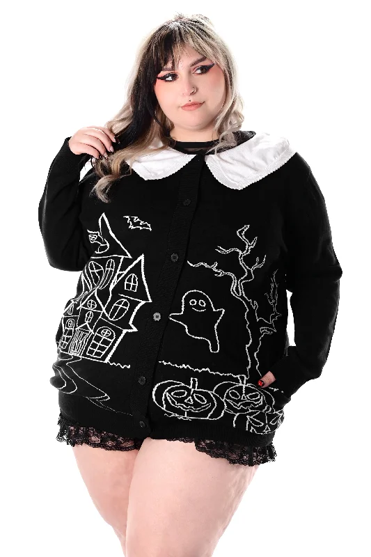 Haunted House Collar Cardigan