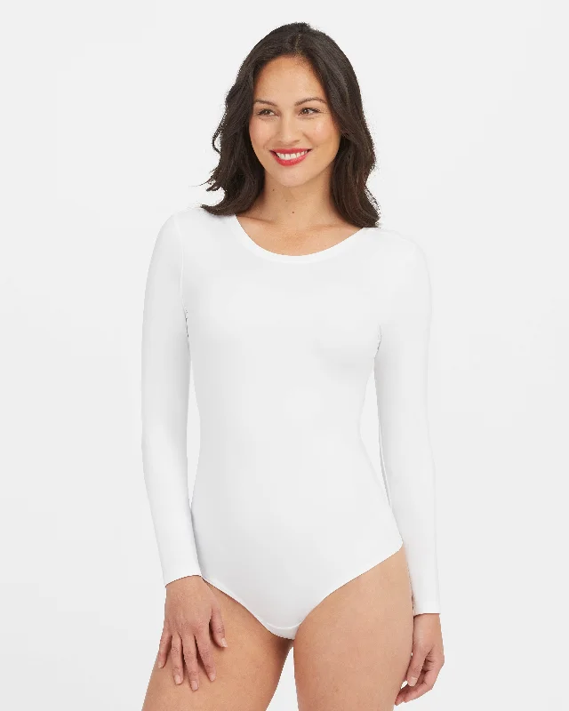 SPANX® Suit Yourself Long Sleeve Scoop Neck Bodysuit