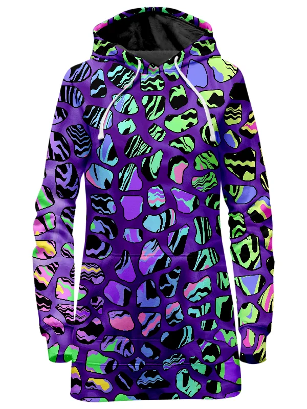 Giraffe Spots Hoodie Dress