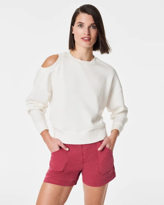 AirEssentials Cold-Shoulder Top