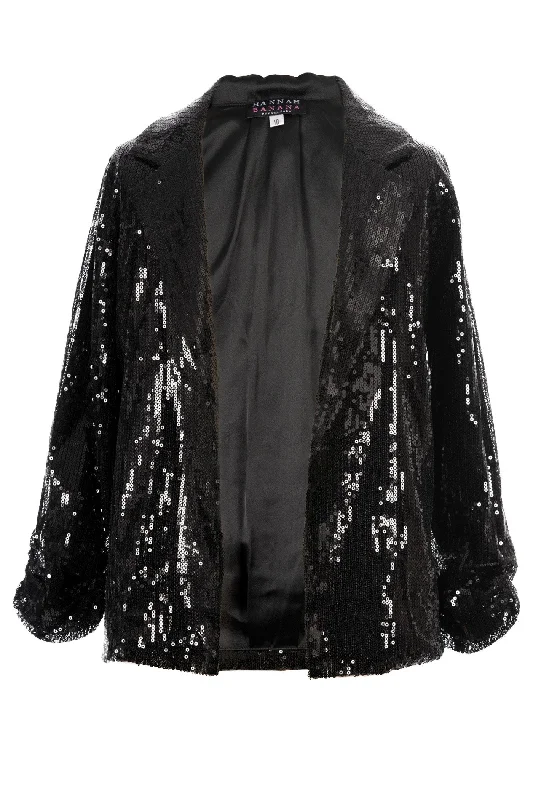 Big Girls 3/4 Sleeve Sequin Jacket